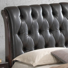 Glory Furniture - LaVita - Faux Leather Upholstered Storage Bed