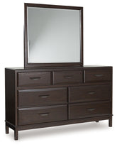 Vanmore - Dresser And Mirror - Dark Brown