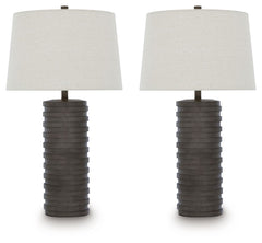Neilett - Poly Table Lamp (Set of 2) - Antique Brown