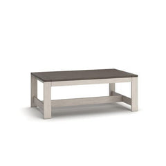 Vista Highlands - Rectangular Cocktail Table - Brown / White