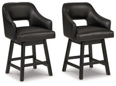 Tallenger - Upholstered Swivel Barstool (Set of 2)
