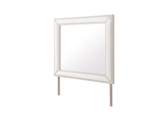 Clara - Upholstered Mirror - Beige