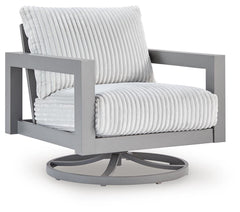 Hurley Park - Swivel Chair With Cushion - Gray