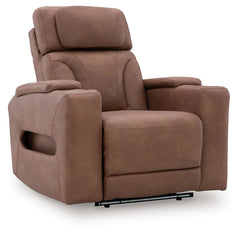 Clean-Slate - Power Recliner / Adj Headrest - Caramel