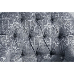 Gaura - Chair With Pillow - Dark Gray Velvet