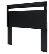 Finch - Queen Panel Headboard - Black