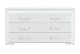 Naomi - Dresser With LED - Silver
