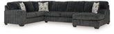 Hollyview - 3-Piece Sectional With Raf Corner Chaise - Shadow