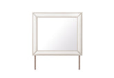 Clara - Upholstered Mirror - Beige