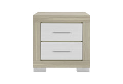 Emma - Nightstand - Natural / White