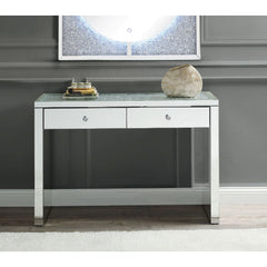 Noralie - 32"H Console Table - Mirrored & Faux Diamonds