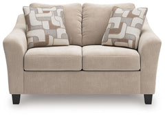 Willarae - Loveseat - Taupe