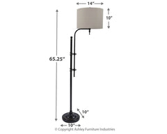 Anemoon - Metal Floor Lamp - Black