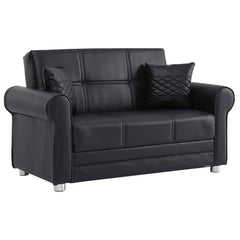 Ottomanson Avalon - Upholstered Convertible Loveseat With Storage