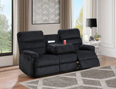 Lucie - Reclining Sofa - Black