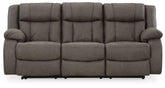 First Base - Reclining Sofa - Gunmetal