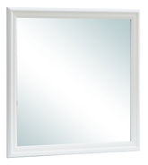 Lorana - 38" Mirror - Silver Champagne
