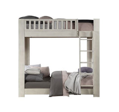 Cedro - Twin Over Twin Bunk Bed - Weathered White