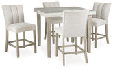 Larawyn - 5 Pc. - Counter Height Dining Table And 4 Barstools - Bisque