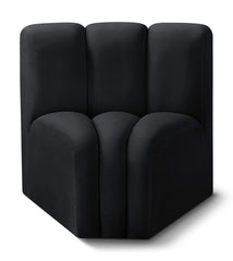 Arc - Velvet Curved Corner Chair