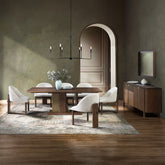 Ouida - Dining Table - Brown & Gold