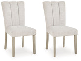 Larawyn - Dining Upholstered Side Chair (Set of 2) - Bisque
