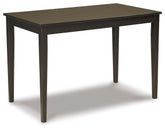 Kimonte - Rectangular Dining Room Table - Dark Brown