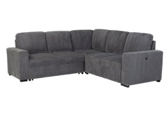 U2660 - Sectional Without Chaise And Without Pull Out Sofa Bed - Gray
