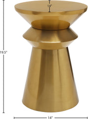 Jai - End Table - Gold