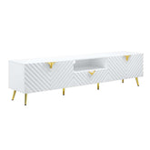 Gaines - TV Stand - White High Gloss
