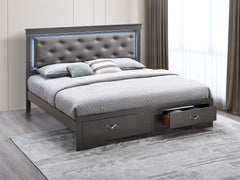 Glory Furniture - Lorana - Storage Bed With LED