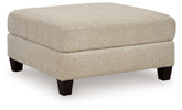 Steelwater Retreat - Oversized Accent Ottoman - Latte