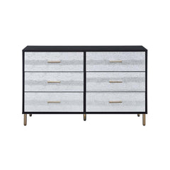 Myles - Dresser - Black, Silver & Gold