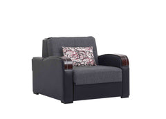 Ottomanson Sleep Plus - Upholstered Convertible Armchair With Storage