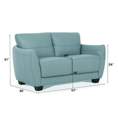 Valeria - Loveseat - Watery Leather