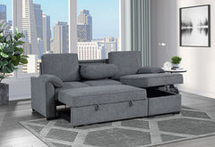 U0808 - Reversible Sofa Bed - Dark Gray
