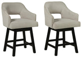 Tallenger - Upholstered Swivel Barstool (Set of 2)