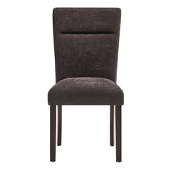 D8212 - 7 Piece Dining Room Set (Dining Table With 6 Dining Chairs) - Dark Brown