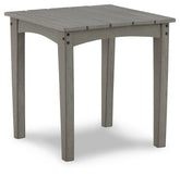 Visola - Square End Table - Gray