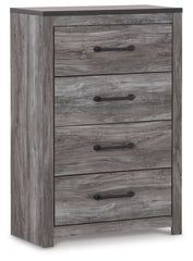 Bronyan - Four Drawer Chest - Dark Gray