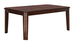 Pam - 7 Piece Dining Room Set - Cherry / Black