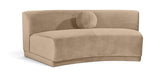Avra - Velvet Performance Fabric Upholstered Armless Sofa