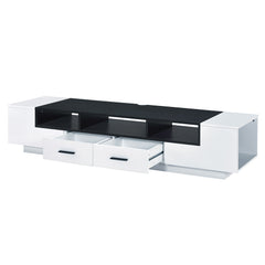 Armour - TV Stand - White & Black