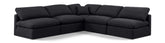 Indulge - Linen 5 Piece Modular Corner Armless Sectional