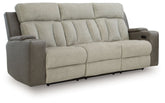 WhipLash - Power Reclining Sofa With Adj Headrest - Sisal