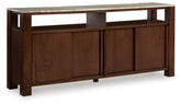 Tobinville - Mueble decorativo - Marrón oscuro