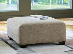 Newellen - Oversized Accent Ottoman - Beige