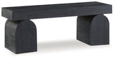 HoLGrove - Accent Bench - Black