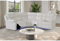U6026 - Right Arm Facing Sectional - White