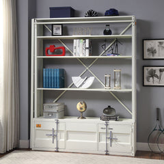 Cargo - Bookcase With Ladder - White